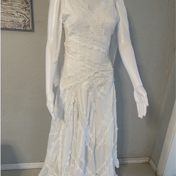 Zimmermann White Long Dress size small wow! - Picture 6 of 16